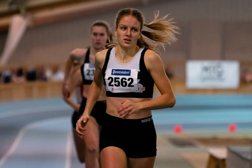 Laura Wilhelm zum Titel über 400 m / Foto: Kämpfert