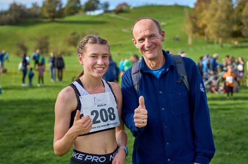 Bianca Böhnke mit Trainer Rüdiger Szelest © Roman Böhnke