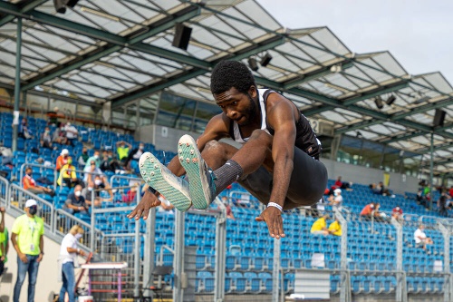 Neim Nguemning in Heilbronn / © imago images / Beautiful Sports