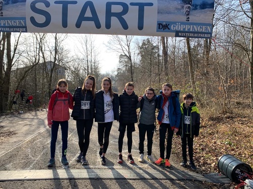 Erfolgreicher VfL Nachwuchs beim zweiten Lauf der Göppinger Winterlaufserie 2021 / 2022