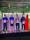 Marco Di Giovanni auf dem Podest bei den BW Finals