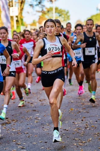 Bianca Böhnke beim Start über die 10 km © Roman Böhnke