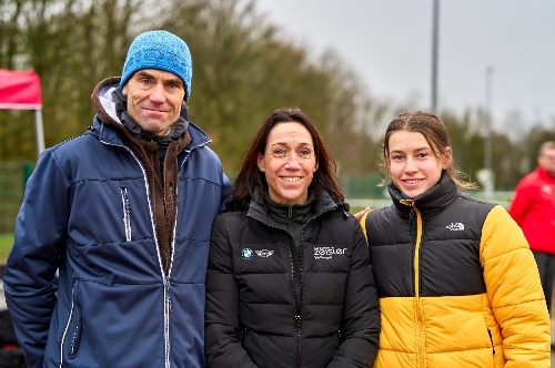 v.l.n.r: Ralph Müller, Trainerin Elke Widmann, Bianca Böhnke
© Roman Böhnke